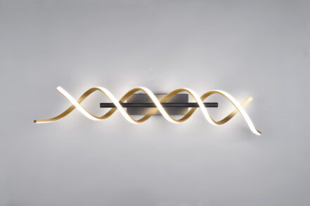 Φωτιστικό Οροφής Trio Lighting SEQUENCE , 41W · 5000lm, 2300+3000+4000K Ορείχαλκος Ματ Αλουμίνιο, Step Dimmable, Χρώματα Ρυθμιζόμενα στο Φωτιστικό - 641810208