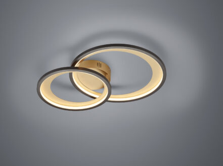 Φωτιστικό Οροφής Trio Lighting LED 29W  Μαύρο Ματ Μεταλλικό Step Dimmable 2650lm 3000K  673810232