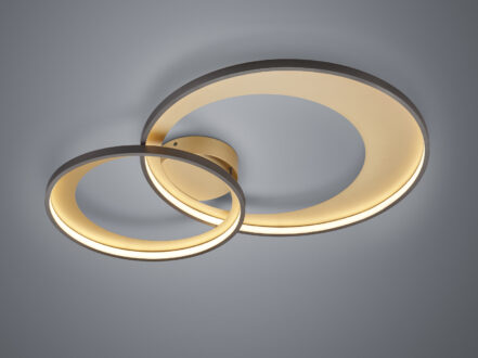 Φωτιστικό Οροφής Trio Lighting LED 36W  Μαύρο Ματ Μεταλλικό Step Dimmable 3250lm 3000K  673890232