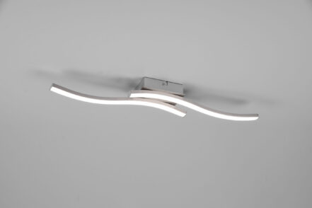 Φωτιστικό Οροφής Reality ROUTE  2x SMD LED, 5W · 2x 600lm, 4000K Νίκελ Ματ Μεταλλικό   - R62472407