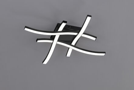 Φωτιστικό Οροφής Reality LED 5W  Μαύρο Ματ Μεταλλικό 2000lm 3000K- R62474132