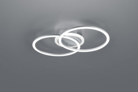 Φωτιστικό Οροφής Reality LED 25W  Τιτάνιο Μεταλλικό Step Dimmable 2600lm 3000K  R62783187