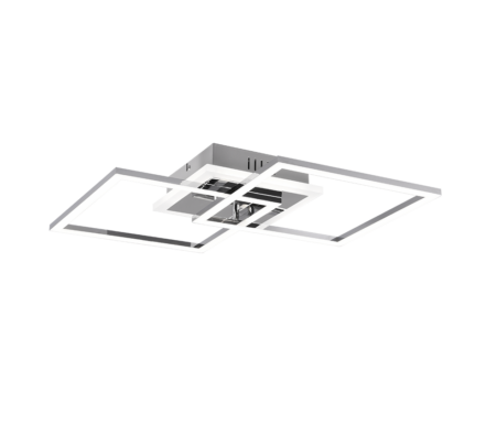 Φωτιστικό Οροφής Reality VENIDA  LED, 25W · 3000lm, 4000K Χρώμιο Μεταλλικό, Λειτουργία μνήμης, Step Dimmable - R62793406