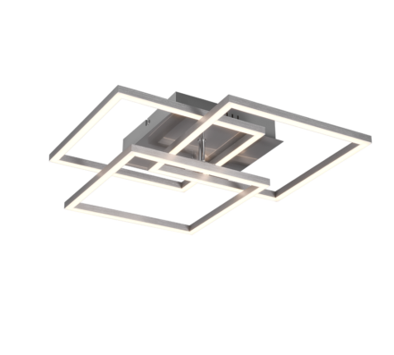 Φωτιστικό Οροφής MOBILE Reality LED 28W Νίκελ Ματ Τηλεχειριζόμενο Dimmable 3200lm CCT - R62883107