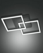 Φωτιστικό Οροφής  Fabas Luce Bard LED 39W  Ανθρακί Dimmable  3880lm Θερμό 3000K - 3394-22-282