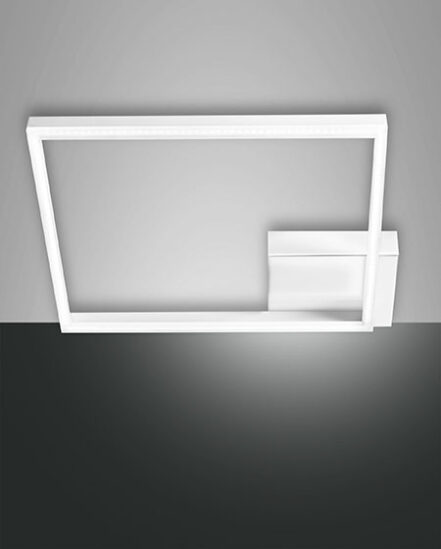 Φωτιστικό Οροφής  Fabas Luce Bard LED 39W  Λευκό Dimmable  4050lm Φυσικό - 3394-62-102