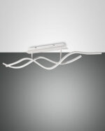 Φωτιστικό Οροφής  Fabas Luce Sinuo LED 36W  Λευκό Steps dimmable  3880lm Θερμό 3000K - 3666-65-102